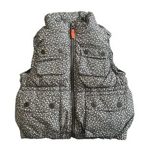 Girl’s GapKids Floral Print Puffer Vest Size S 6-7